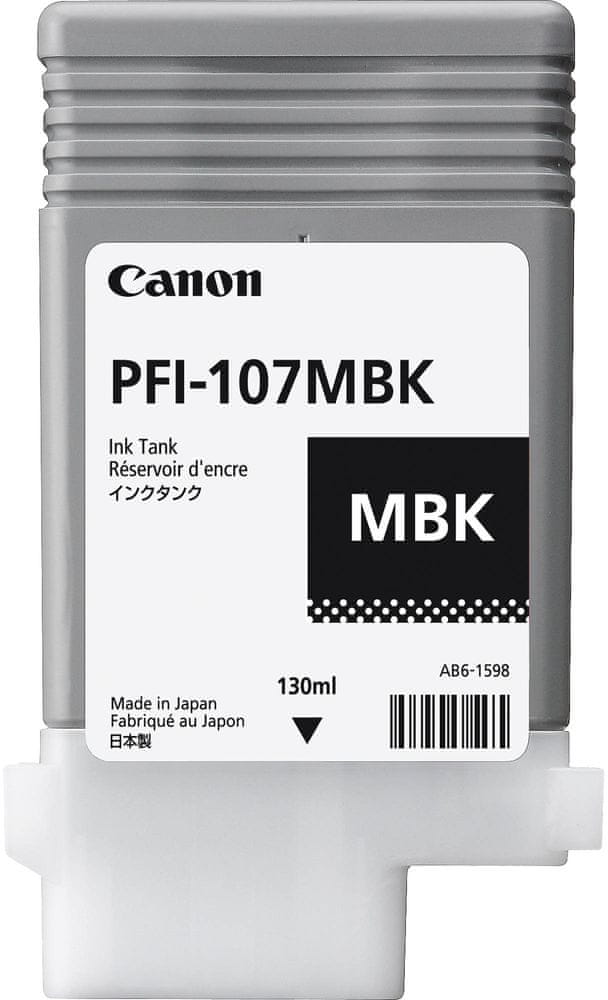 Canon PFI-107MBK, pigmentová čierna (6704B001)